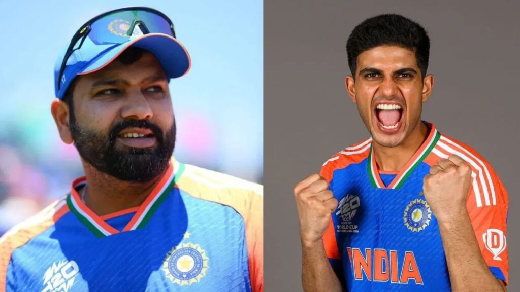 Shubman Gill and Rohit Sharma (Source: Internet)