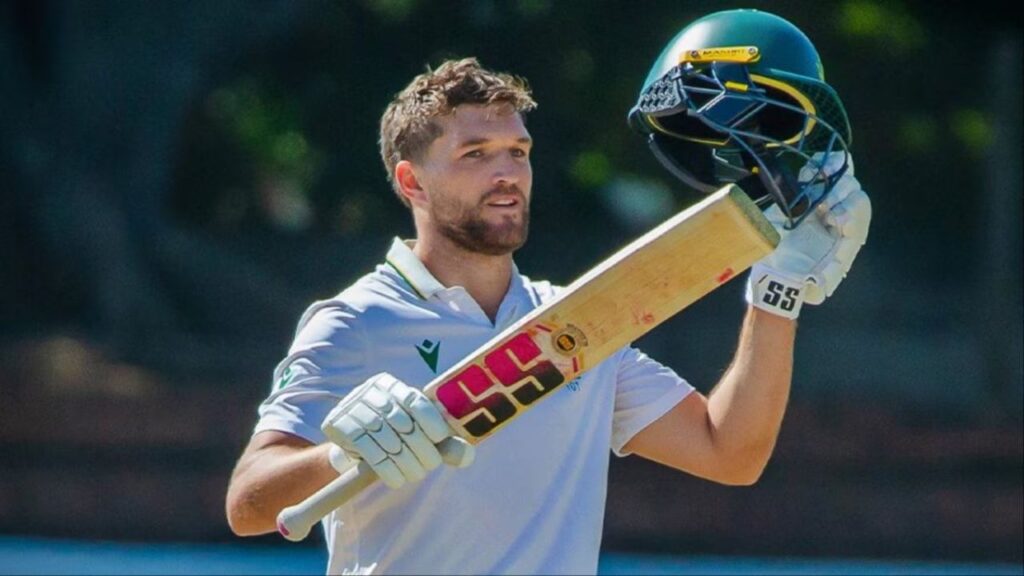Wiaan Mulder smashes 300 on Test captaincy debut