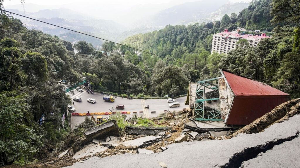 Heavy rain caused property damage in several parts of Himachal Pradesh  