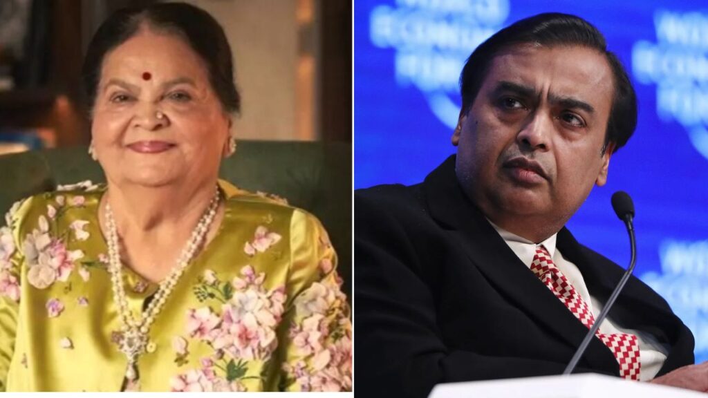Mukesh Ambani mother Kokilaben admitted to hospital