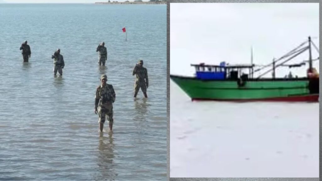 BSF nabs 15 Pak intruders with an engine fitted boat in Kori Creek