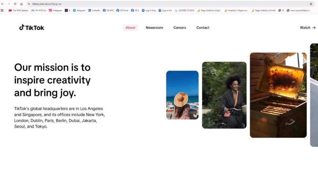 TikTok website is live in India
