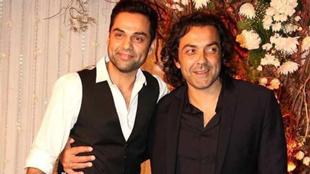 Bobby Deol and Abhay Deol are seen together on screen