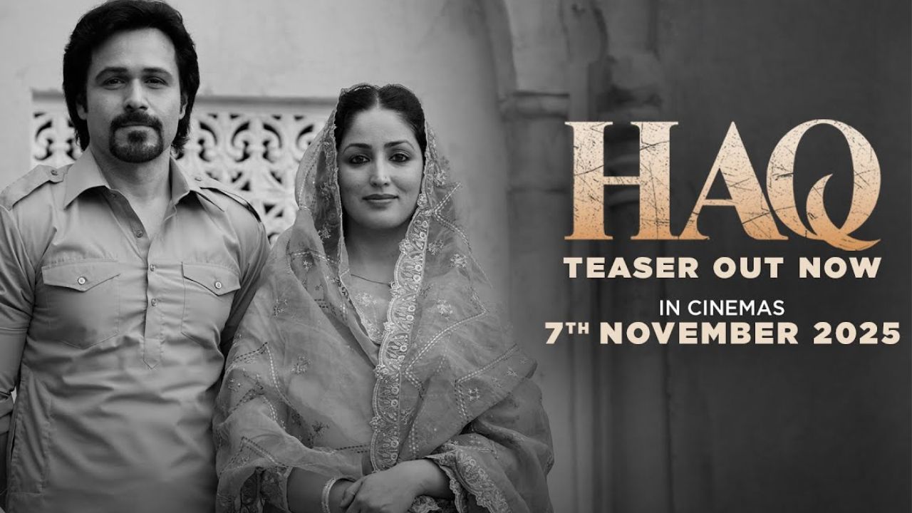 Official poster of Haq movie