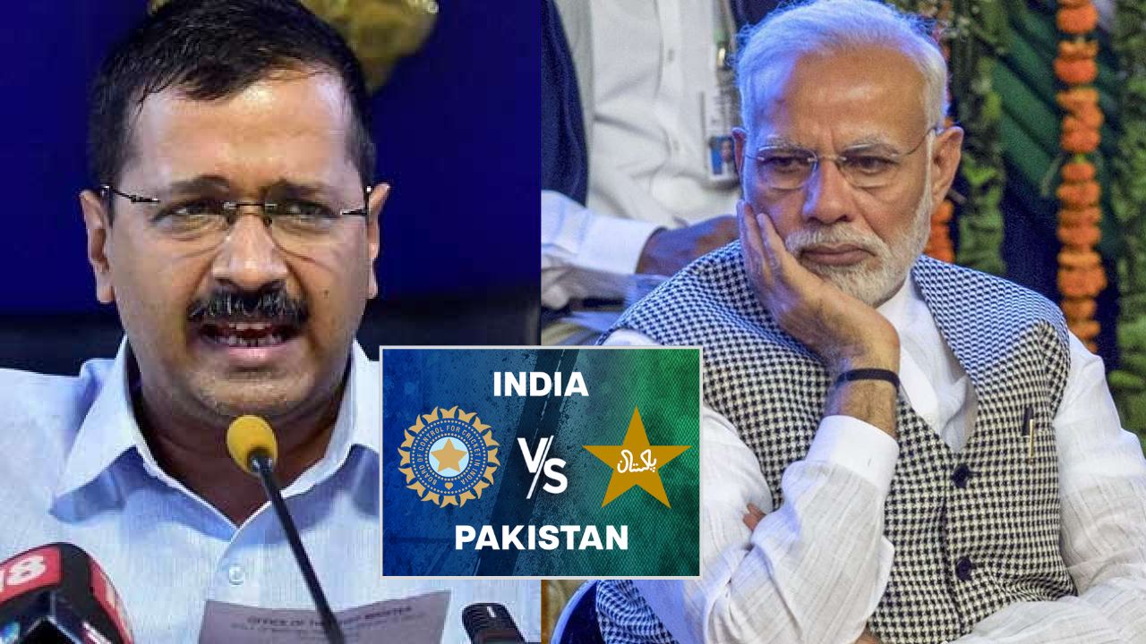 AAP protest against India-Pakistan Asia Cup Clash, Kejriwal Questions PM Modi’s Motives