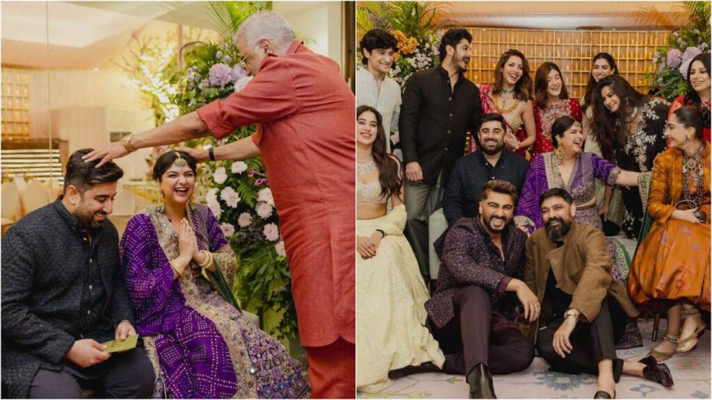 Anshula Kapoor shares pictures from her engagement ceremony