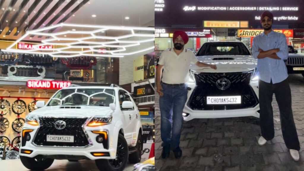 Arshdeep Singh’s Fortuner