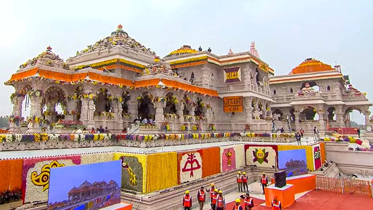 Ayodhya’s Shri Ram Temple Construction Completed; Grand Flag Hoisting Ceremony on November 25
