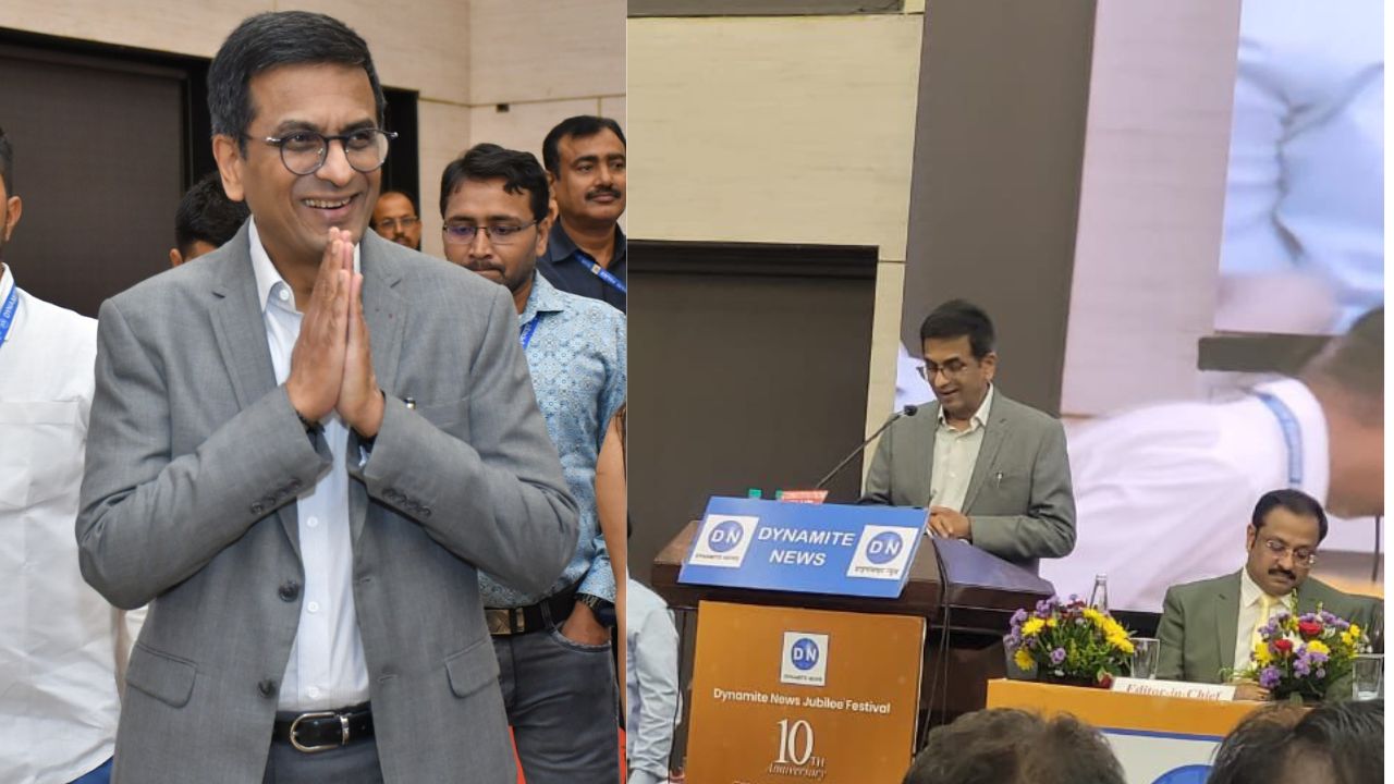 Former CJI DY Chandrachud lauds Dynamite News’ journey at 10th anniversary