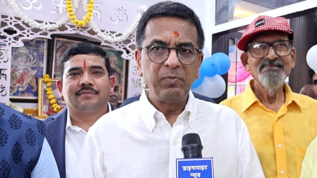 Former CJI DY Chandrachud congratulates Dynamite News