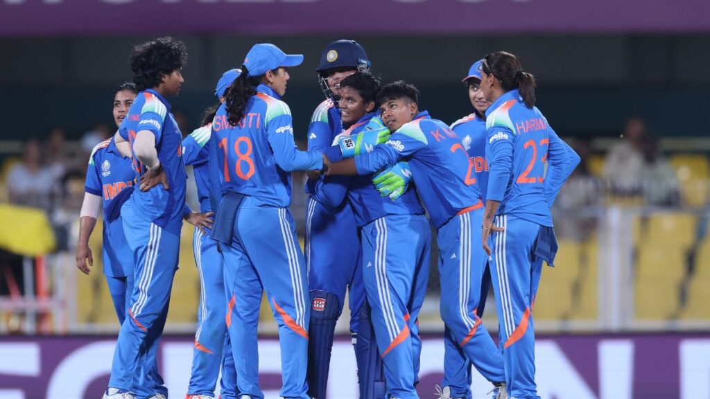 Women's World Cup 2025 Points Table Team India semi final spot