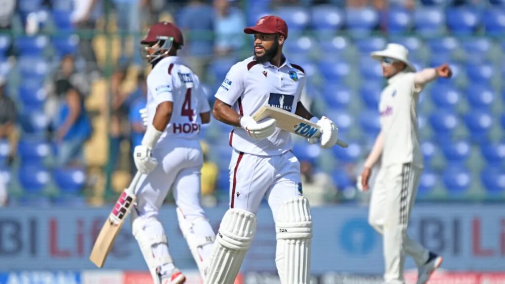 John Campbell and Shai Hope ind vs wi 2nd test