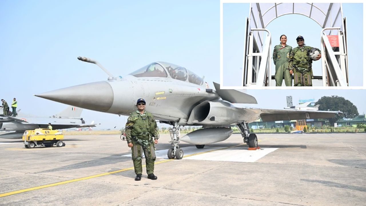 Pakistan’s Lie Exposed In 4K: President Murmu Flies In Rafale; Poses With Female IAF Pilot