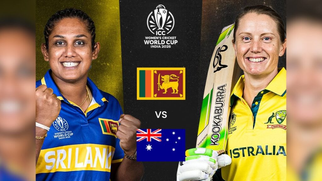 icc women's world cup 2025 sri lanka women vs australia women