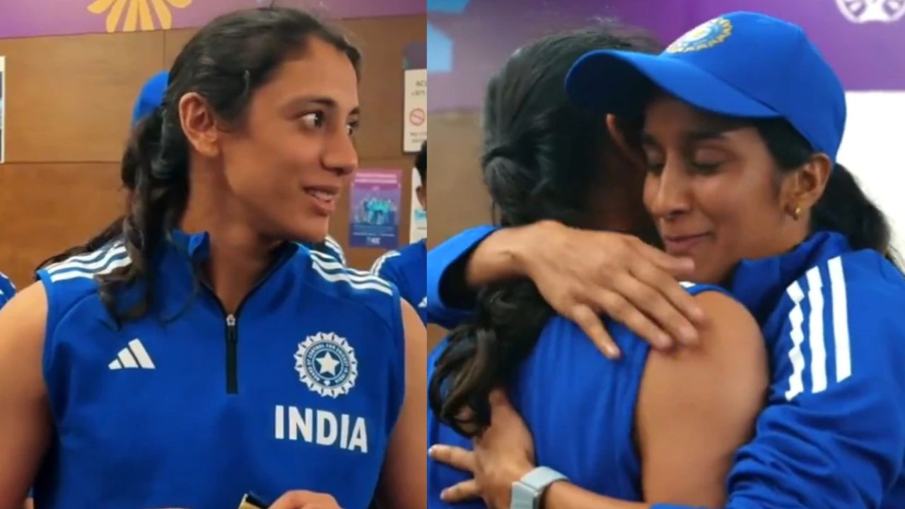 Smriti Mandhana wins her first ‘Best Fielder’ Award; Jemimah Rodrigues funny reaction goes viral Smriti Mandhana wins her first ‘Best Fielder’ Award; Jemimah Rodrigues funny reaction goes viral