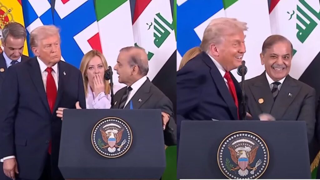 Shahbaz Sharif with Trump