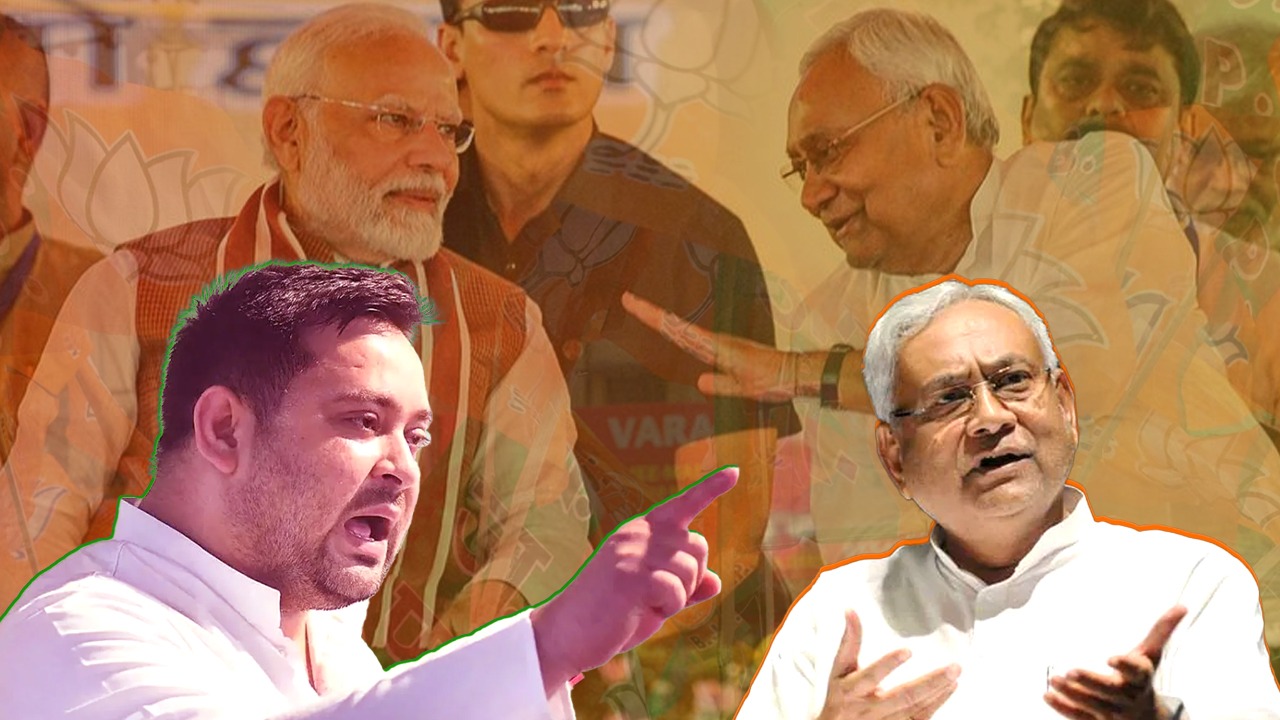“Outsiders Running Bihar”: Tejashwi Yadav’s sharp dig at BJP and Nitish ahead of Bihar elections
