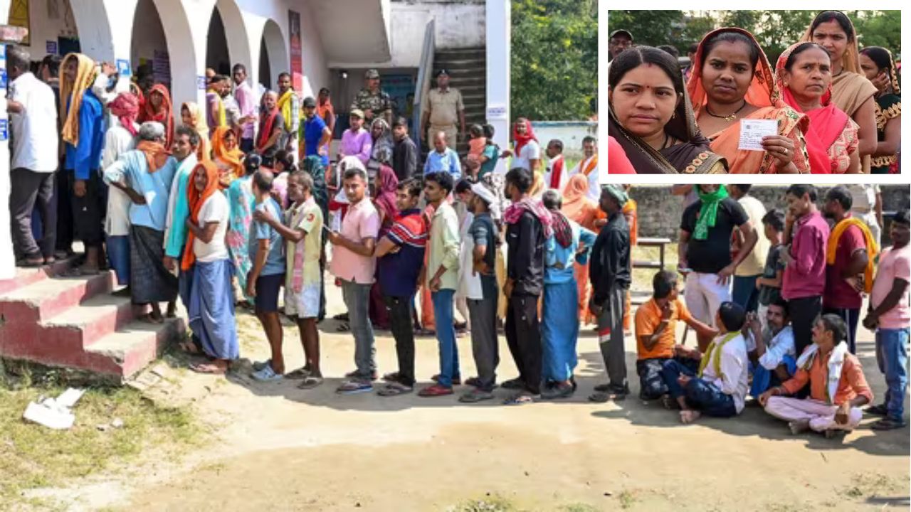 Bihar Election 2025: 42.3% polling by 1 pm; Which state recorded lowest voter turnout?