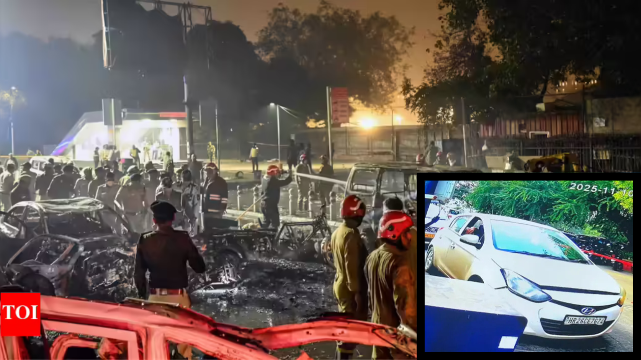 Delhi Blast Probe: Route Of i20 car from Faridabad to Red Fort traced through CCTV footage