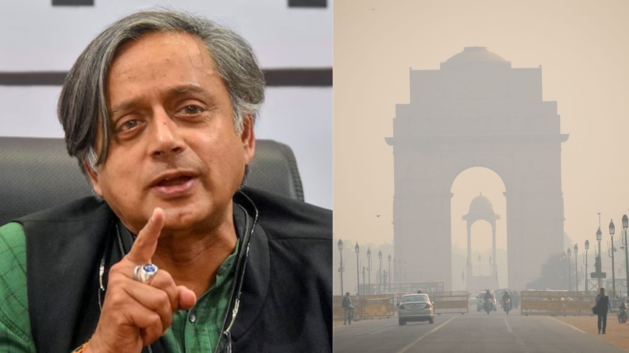 Shashi Tharoor scathing sarcasm on Delhi air pollution; Shares his old post