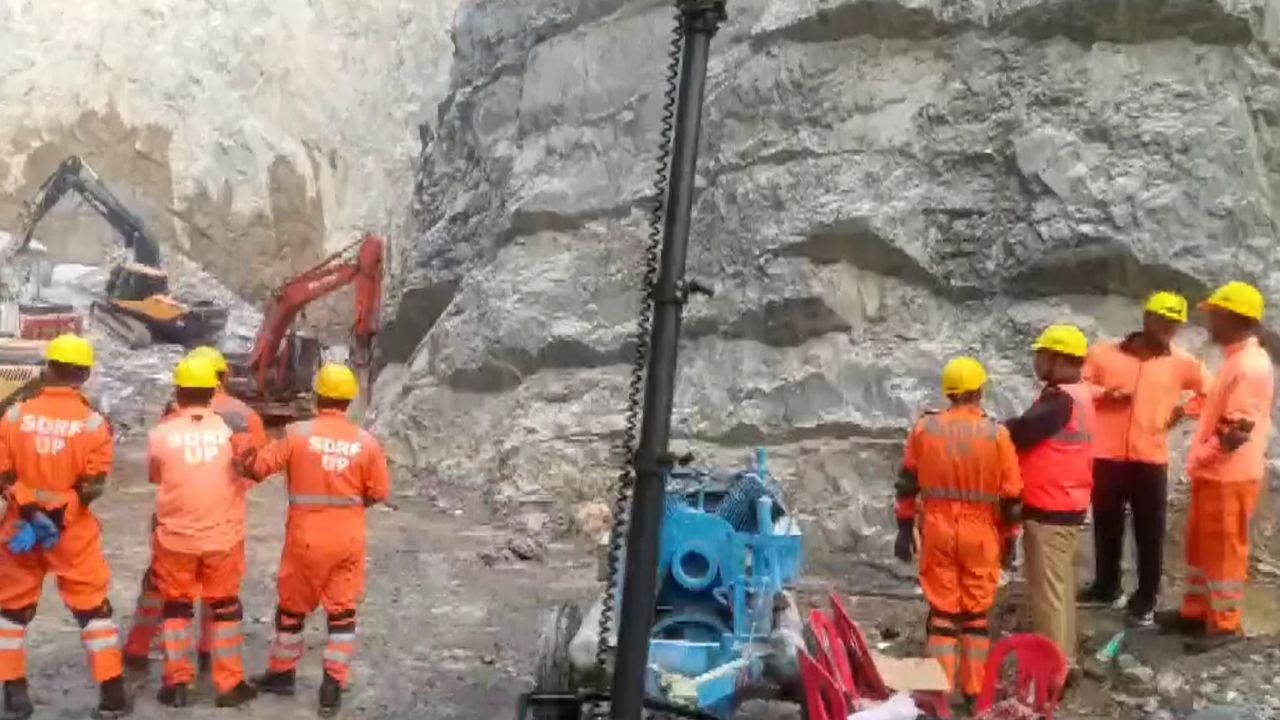 Sonbhadra Quarry Collapse: One dead, several feared trapped; Rescue operations in full swing