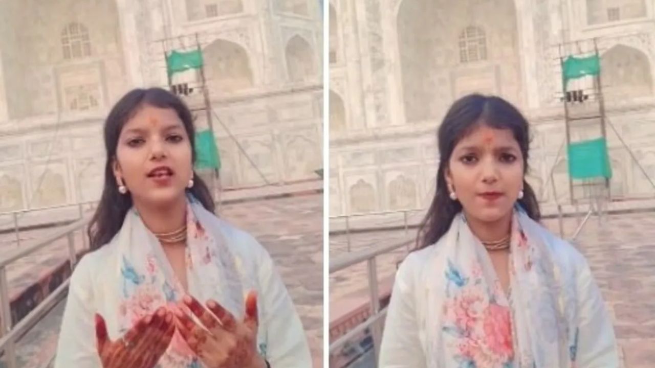 Minor Scholar Recites ‘Shiv Tandav’ Inside Taj Mahal; Video Sparks Controversy and ASI Probe
