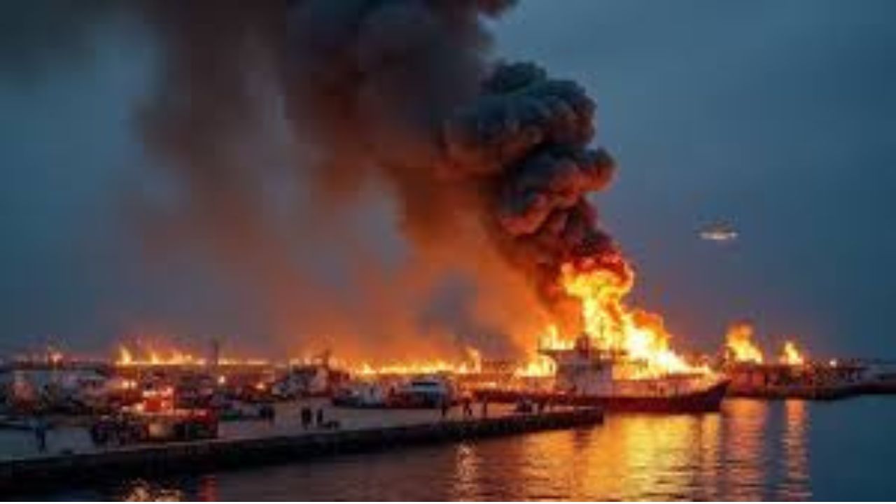 Ukraine launches major attack on Russia; Drones wreak havoc at Tuapse port