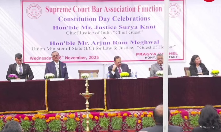 CJI Surya Kant (Medal) with other dignitaries