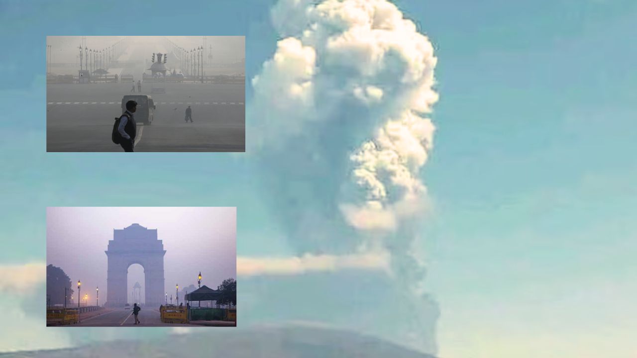 Ethiopian volcanic ash may worsen conditions as Delhi’s air turns toxic again; check today’s AQI level