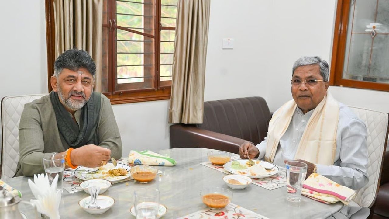 Karnataka CM Row: DK Shivakumar meets Siddaramaiah for breakfast; Congress high command intervenes