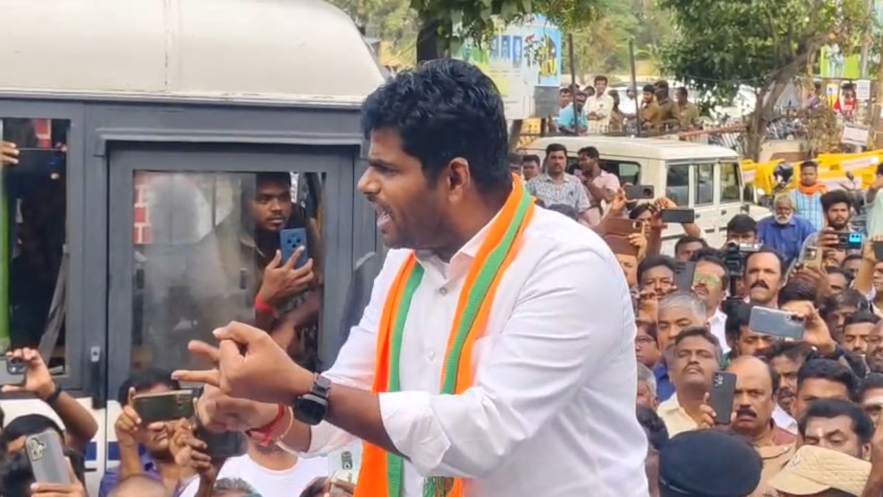Tirupur Tensions Escalate as BJP Leader Annamalai Detained Over Iduvai Waste Dump Protest