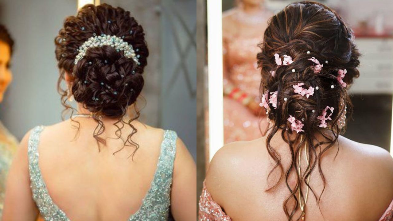 Messy Bun with Accessories: A relaxed messy bun gives a modern twist to traditional wear. Add decorative hairpins or a small gajra to keep the ethnic charm intact. Messy Bun with Accessories: A relaxed messy bun gives a modern twist to traditional wear. Add decorative hairpins or a small gajra to keep the ethnic charm intact.