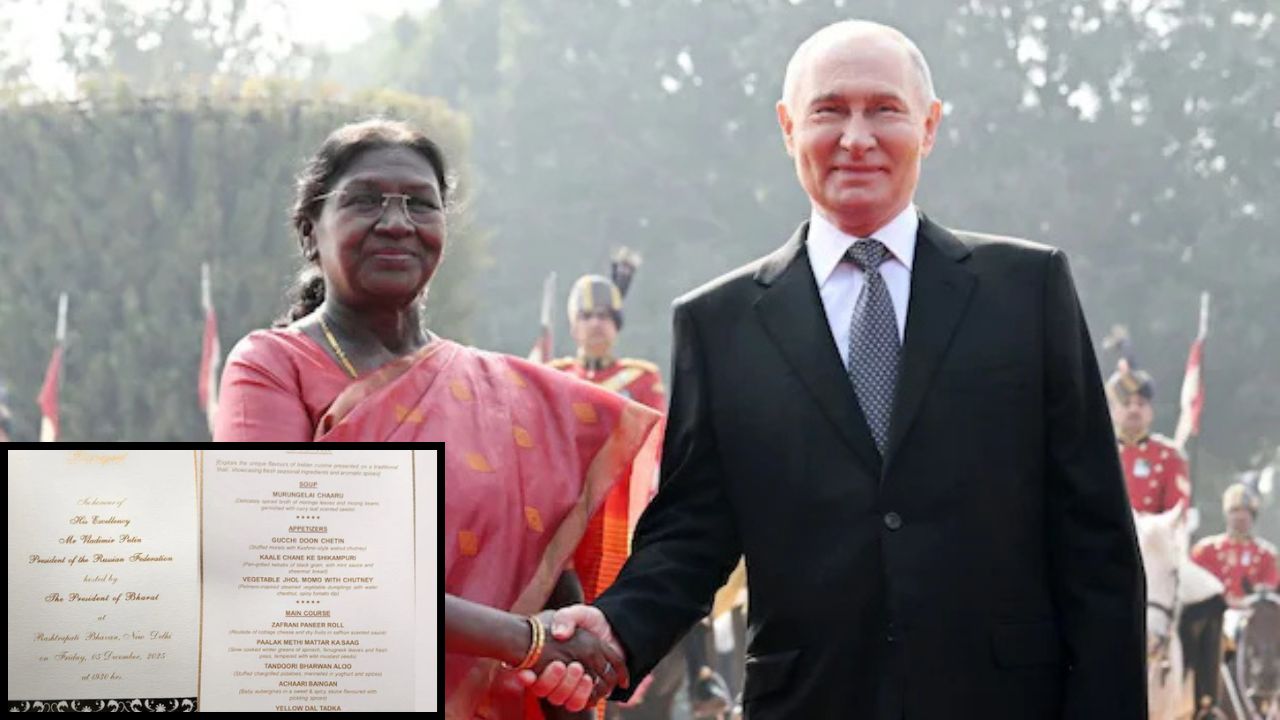 From Jhol Momo to Dal Tadka: What did Putin relish at dinner in Rashtrapati Bhavan?