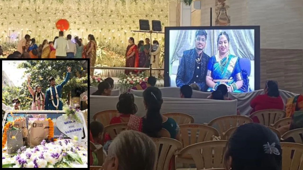 Viral: IndiGo flight crisis disrupts couple’s wedding reception, Instamart arranges surprise baraat