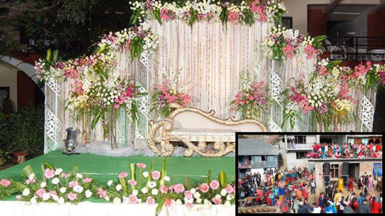 Wedding Horror: Roof packed with guests crashes in seconds in Chamba; Watch viral video