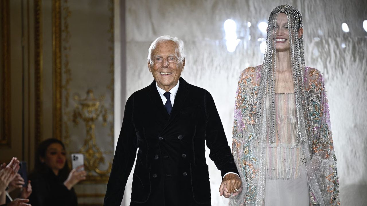 Giorgio Armani, the designer who reshaped modern luxury, died in 2025 at the age of 91.