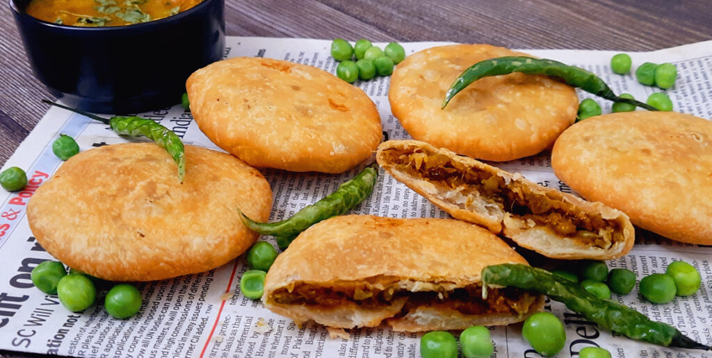 Warm up your winters with crispy matar kachori and tea