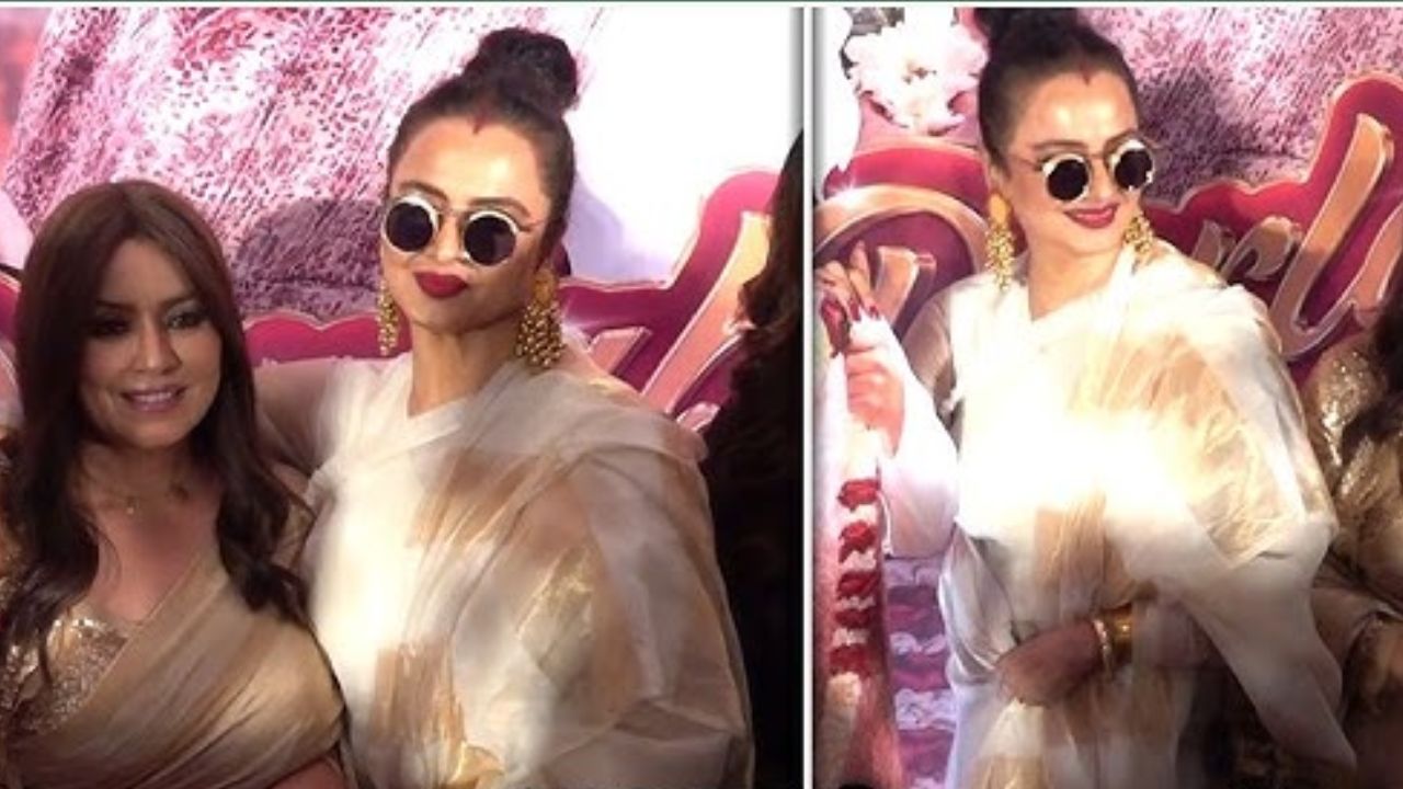 Rekha Stuns at ‘Durlabh Prasad Ki Doosri Shaadi’ Screening, Shares Philosophical Take on Love and Marriage