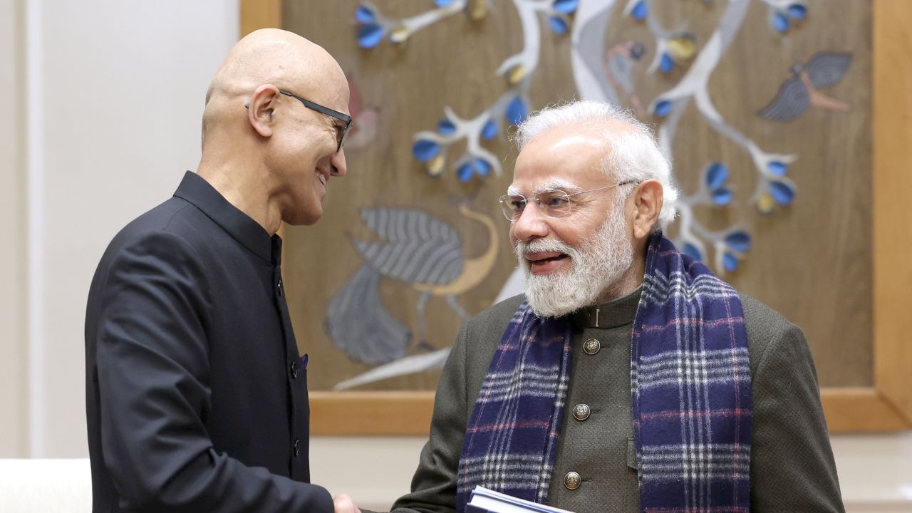 Microsoft to Invest $17.5 Billion in India’s AI Future After Nadella–Modi Meeting
