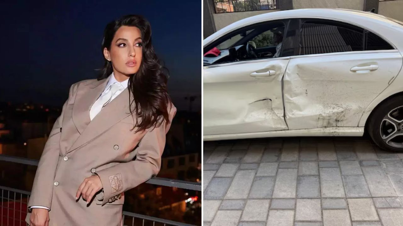 Nora Fatehi car hit by drunk driver in Mumbai; Shares health update