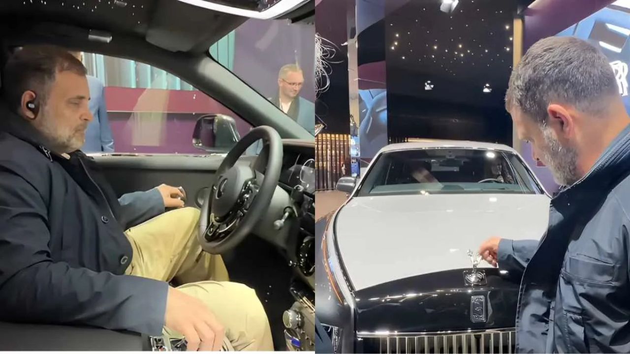 Rahul Gandhi explores Rolls-Royce Phantom in Germany; Video goes viral
