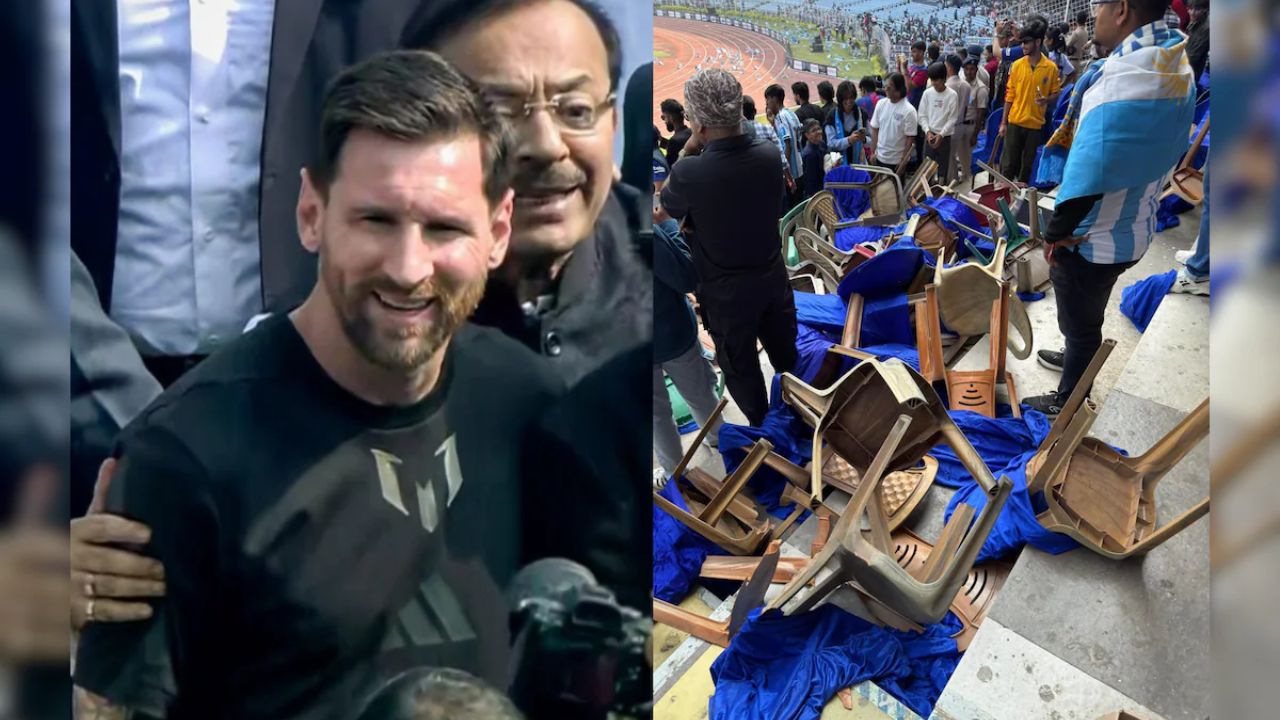 Football, Flags and Fury: Chaos at Messi’s Kolkata event sparks TMC-BJP blame game