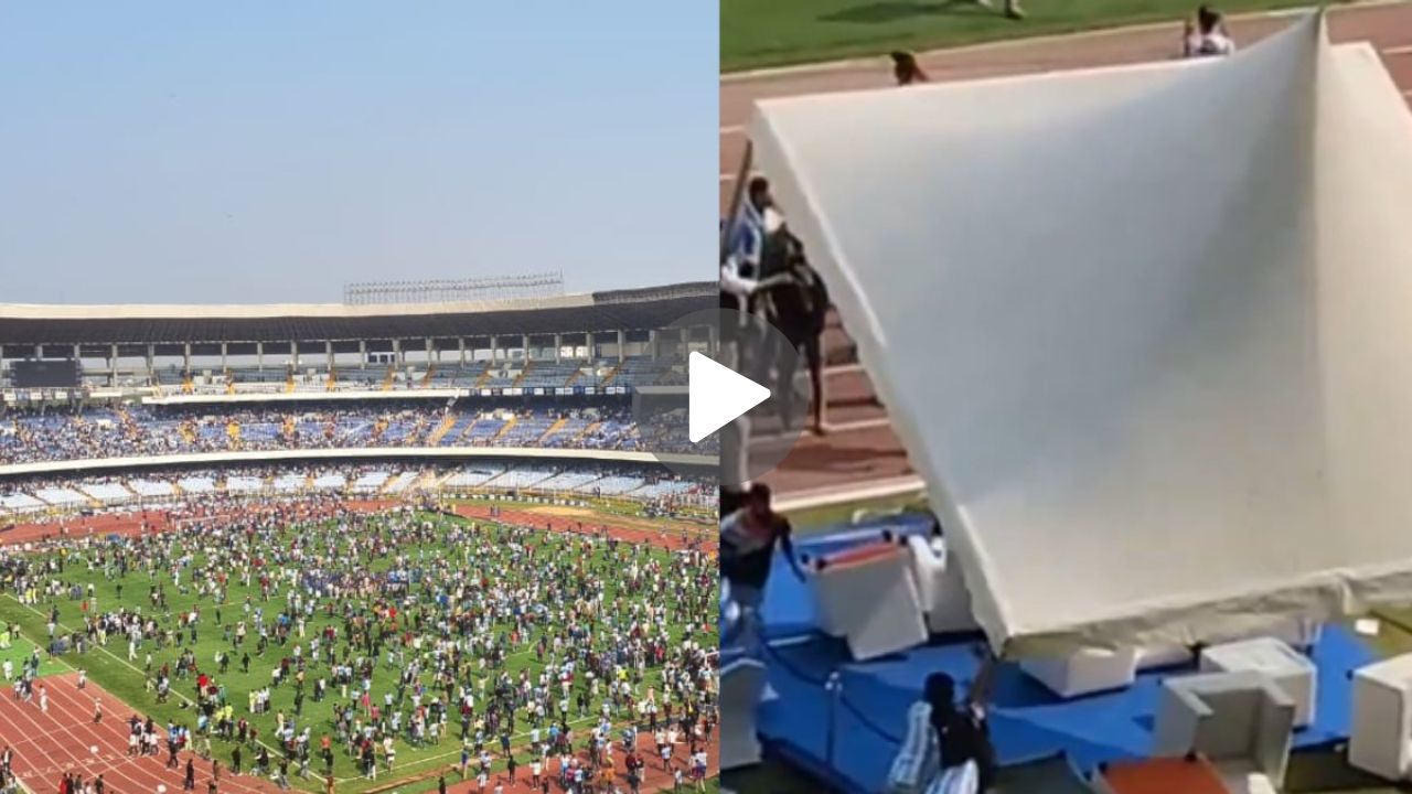 Chaos Erupts at Kolkata Stadium as Lionel Messi Makes a Short Visit During India Tour