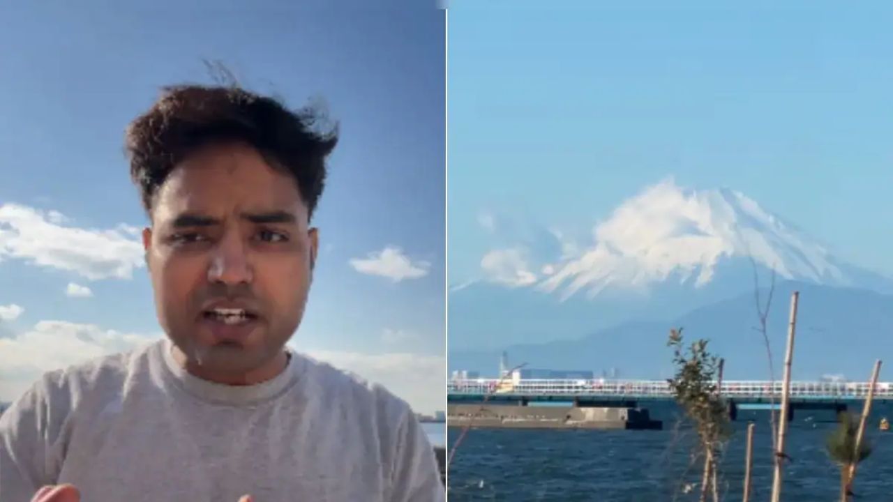Viral video shows Mount Fuji clearly visible 200 km away while India struggles with smog