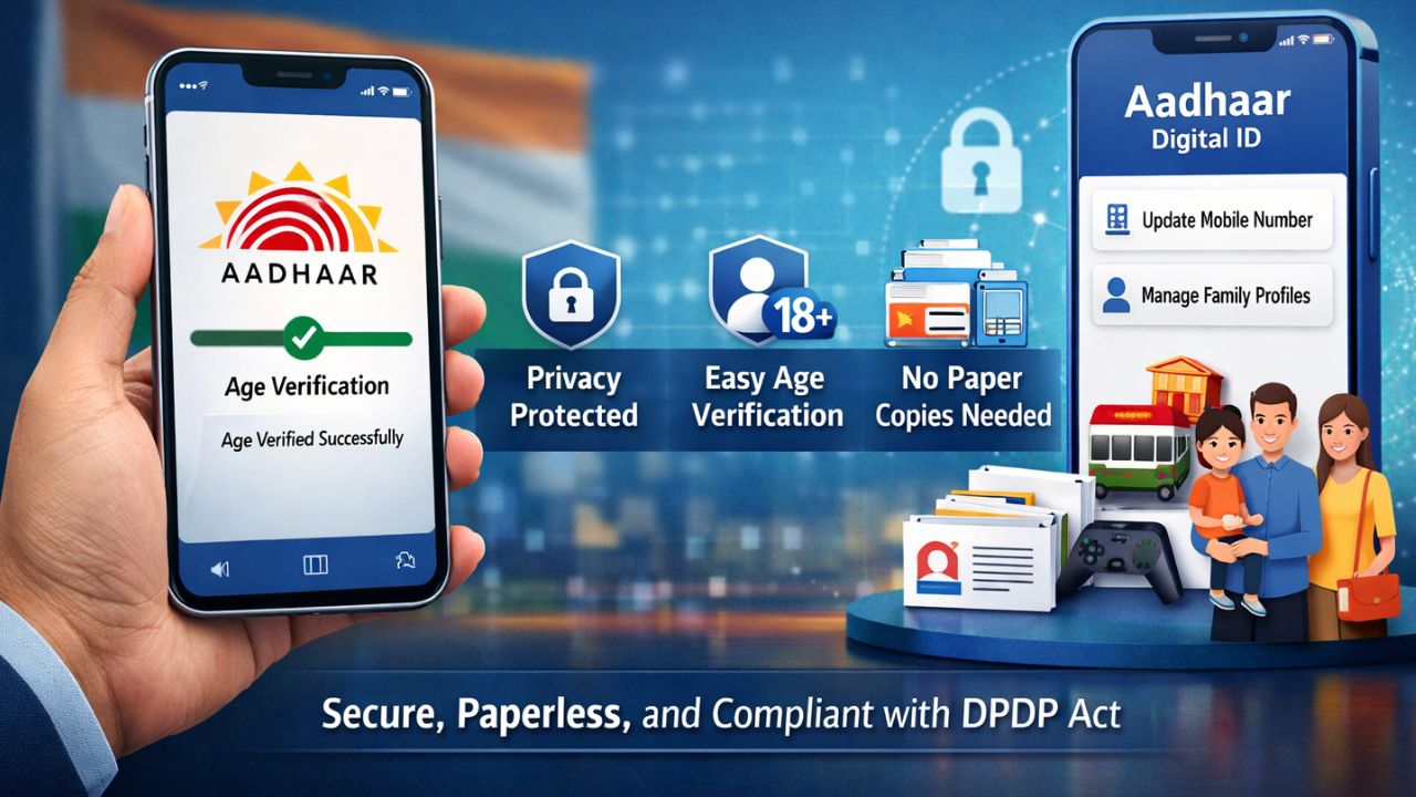 UIDAI Launches Privacy-First Aadhaar App for Secure Age Verification Under DPDP Act
