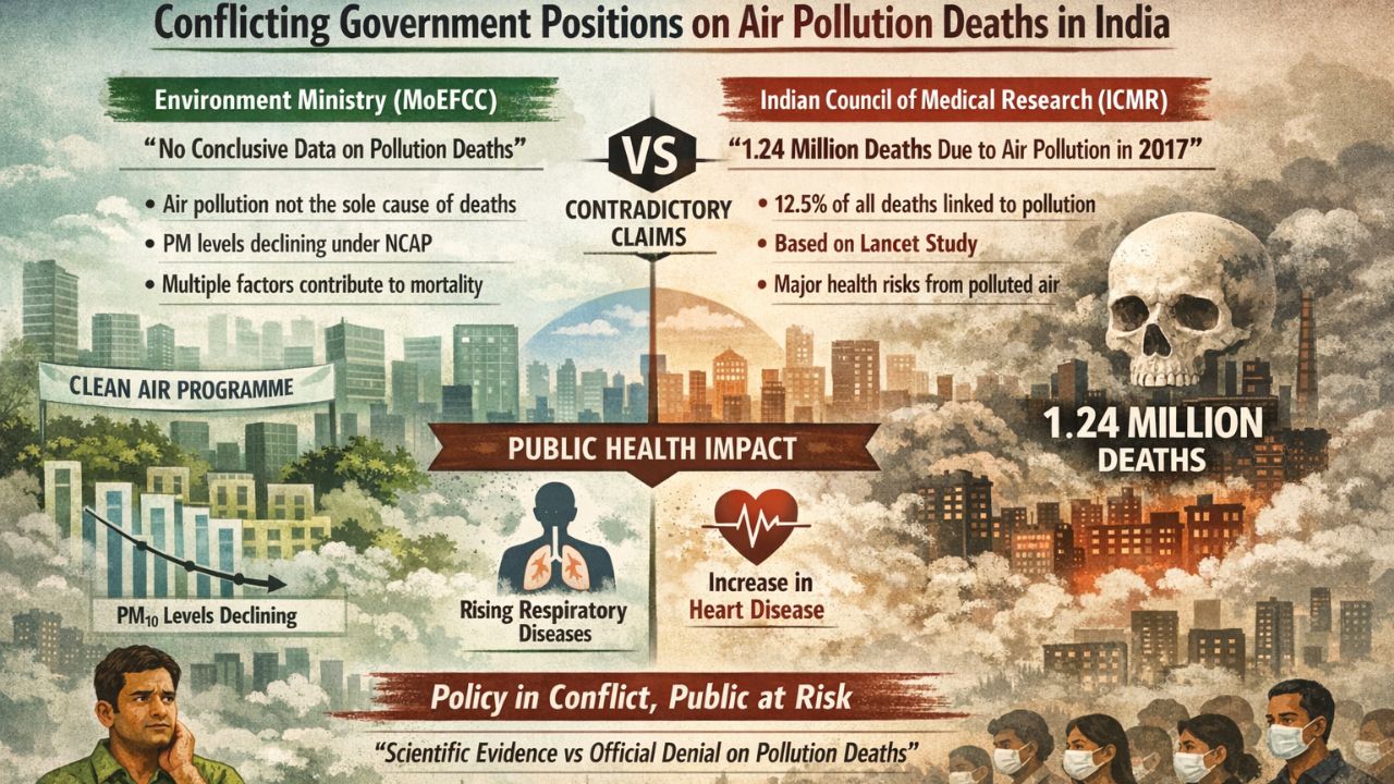 Does air pollution cause deaths? Govt says yes, Govt says no, confusion continues