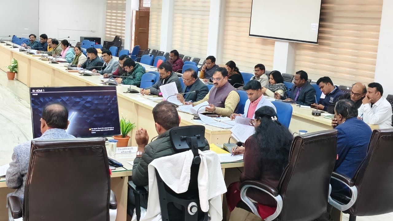 District-level officers attend revenue and tax review meeting