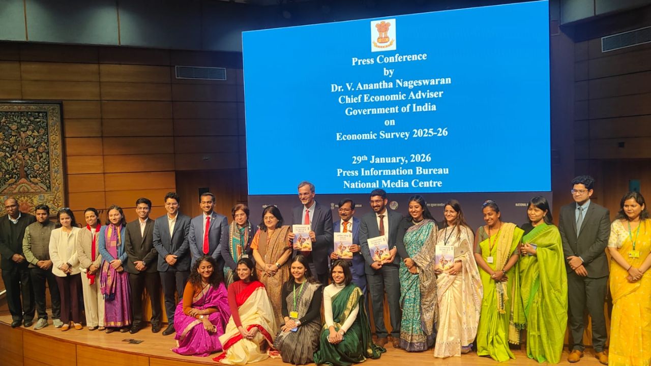 India remain fastest growing economy for 4th consecutive year; pegged economic (GDP) growth at 7.4% in FY26