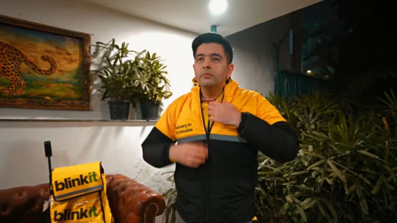Viral Video: AAP leader Raghav Chadha turns delivery partner; Delivers parcels door-to-door