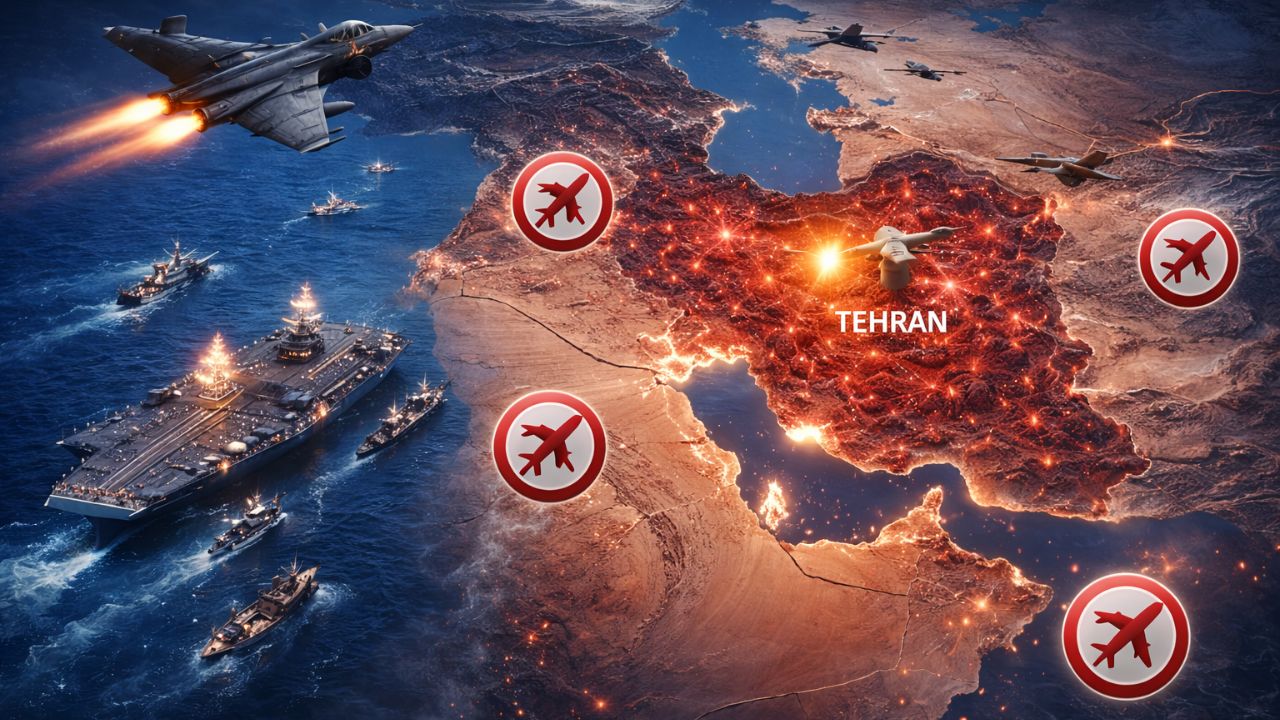 Iran–US Tensions: Which Countries Have Closed Airspace Amid Fears of Attack on Tehran?